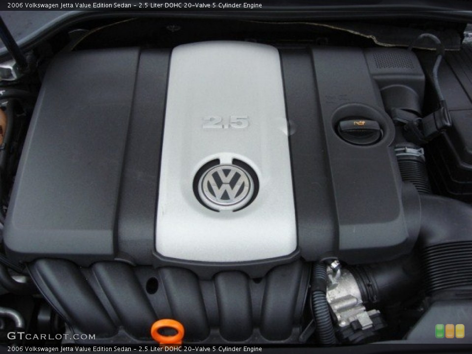 2.5 Liter DOHC 20-Valve 5 Cylinder Engine for the 2006 Volkswagen Jetta #55780702
