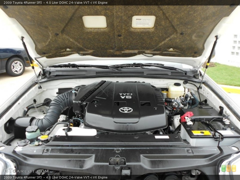 4.0 Liter DOHC 24-Valve VVT-i V6 2009 Toyota 4Runner Engine