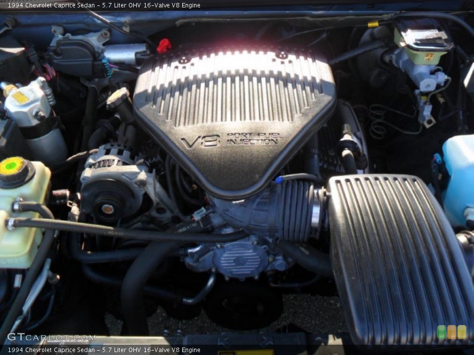5.7 Liter OHV 16-Valve V8 1994 Chevrolet Caprice Engine