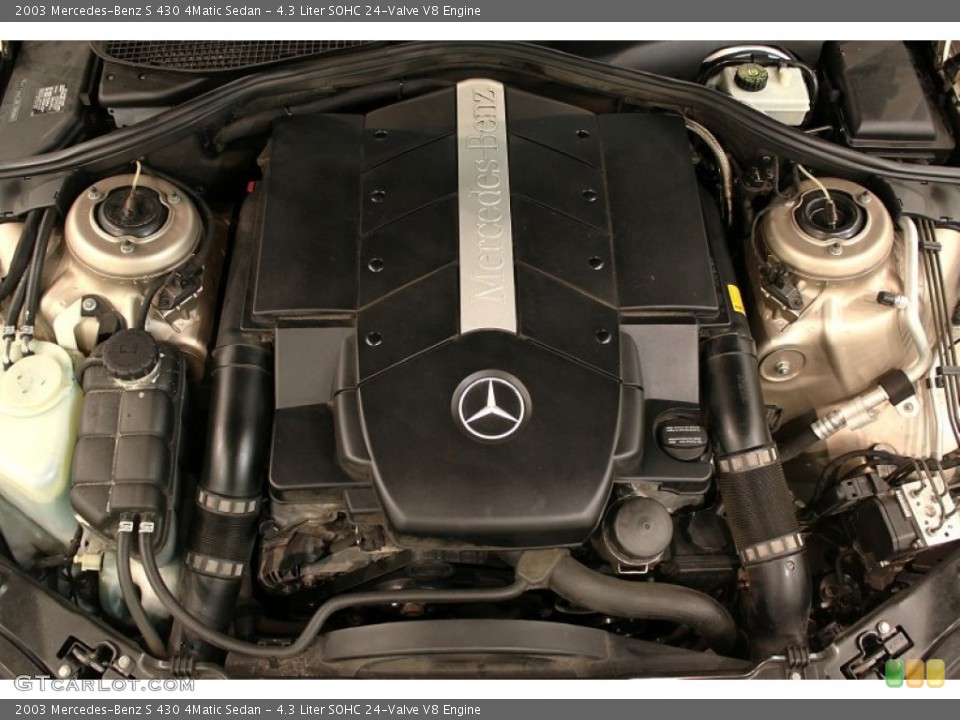 4.3 Liter SOHC 24-Valve V8 Engine for the 2003 Mercedes-Benz S #55797164