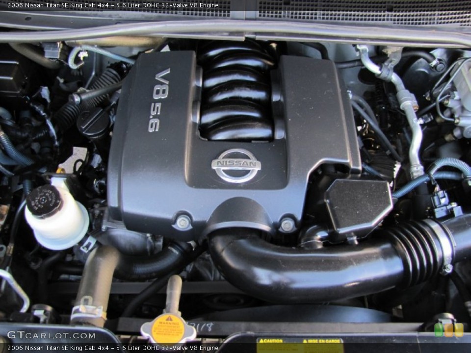 5.6 Liter DOHC 32-Valve V8 Engine for the 2006 Nissan Titan #55800596