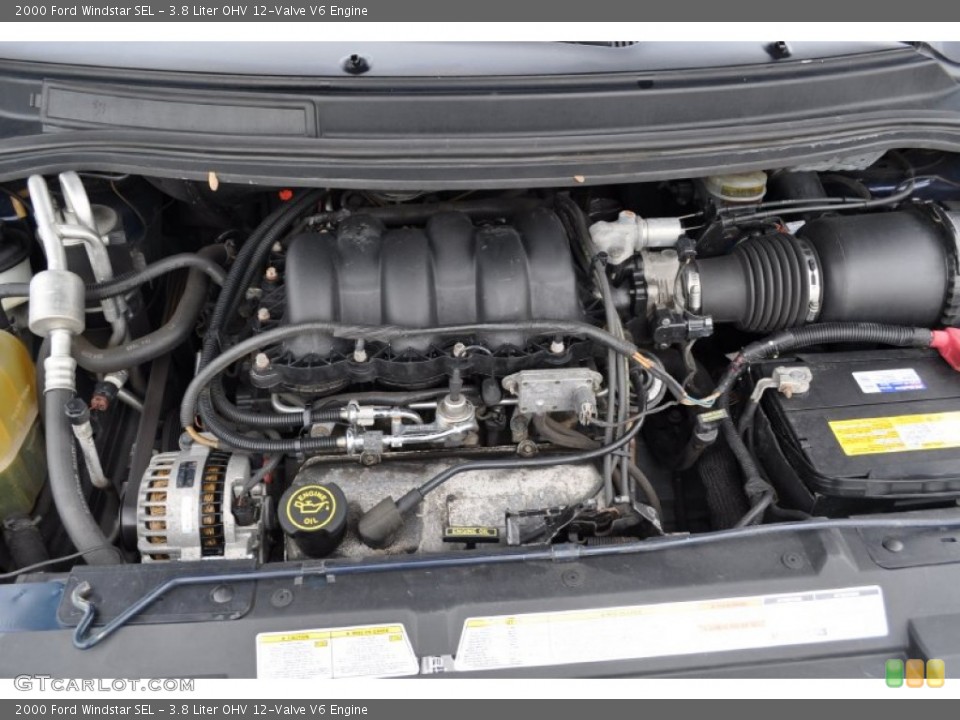 3.8 Liter OHV 12-Valve V6 Engine for the 2000 Ford Windstar #55804331
