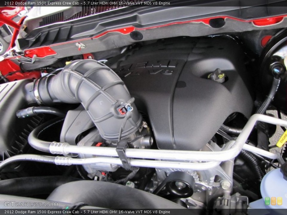 5.7 Liter HEMI OHV 16-Valve VVT MDS V8 Engine for the 2012 Dodge Ram 1500 #55807580