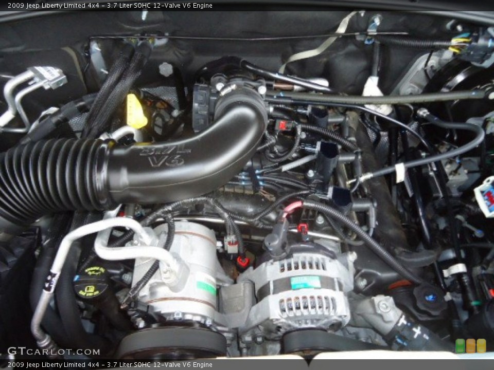 3.7 Liter SOHC 12-Valve V6 Engine for the 2009 Jeep Liberty #55808627