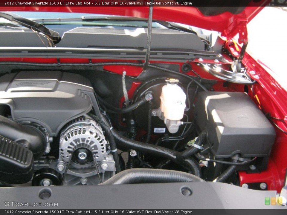 5.3 Liter OHV 16-Valve VVT Flex-Fuel Vortec V8 Engine for the 2012 Chevrolet Silverado 1500 #55810678