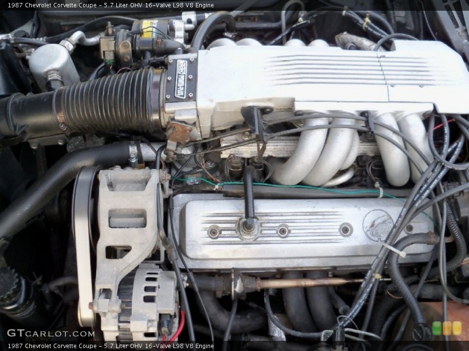 5.7 Liter OHV 16-Valve L98 V8 Engine for the 1987 Chevrolet Corvette #55814723