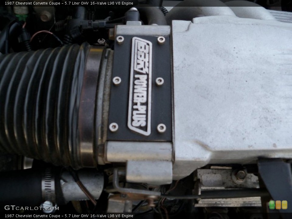 5.7 Liter OHV 16-Valve L98 V8 Engine for the 1987 Chevrolet Corvette #55814732