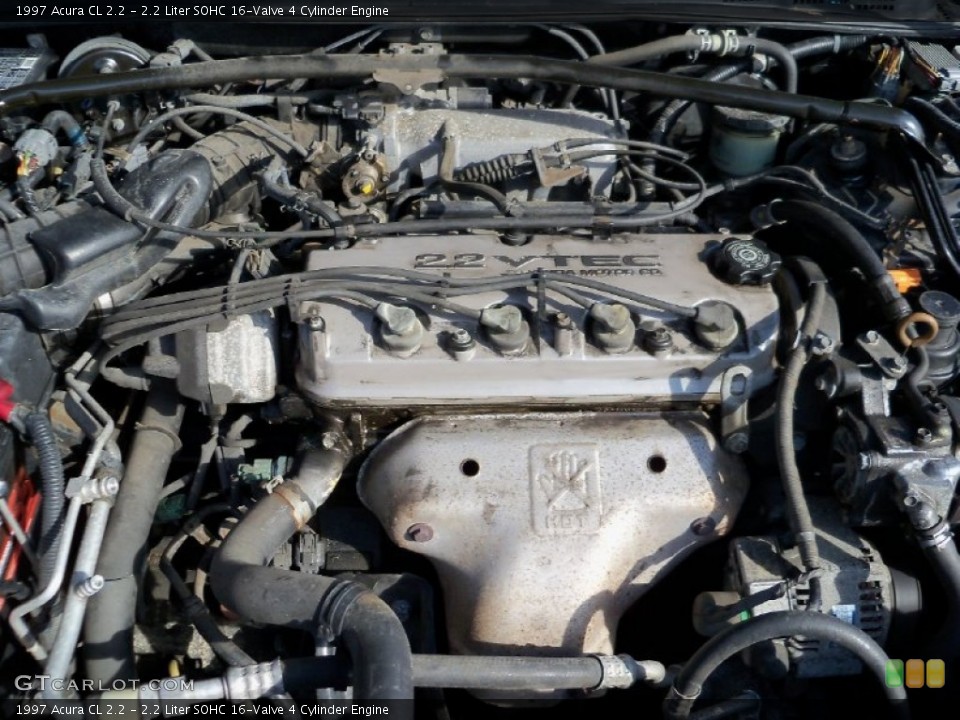 2.2 Liter SOHC 16-Valve 4 Cylinder Engine for the 1997 Acura CL #55814920