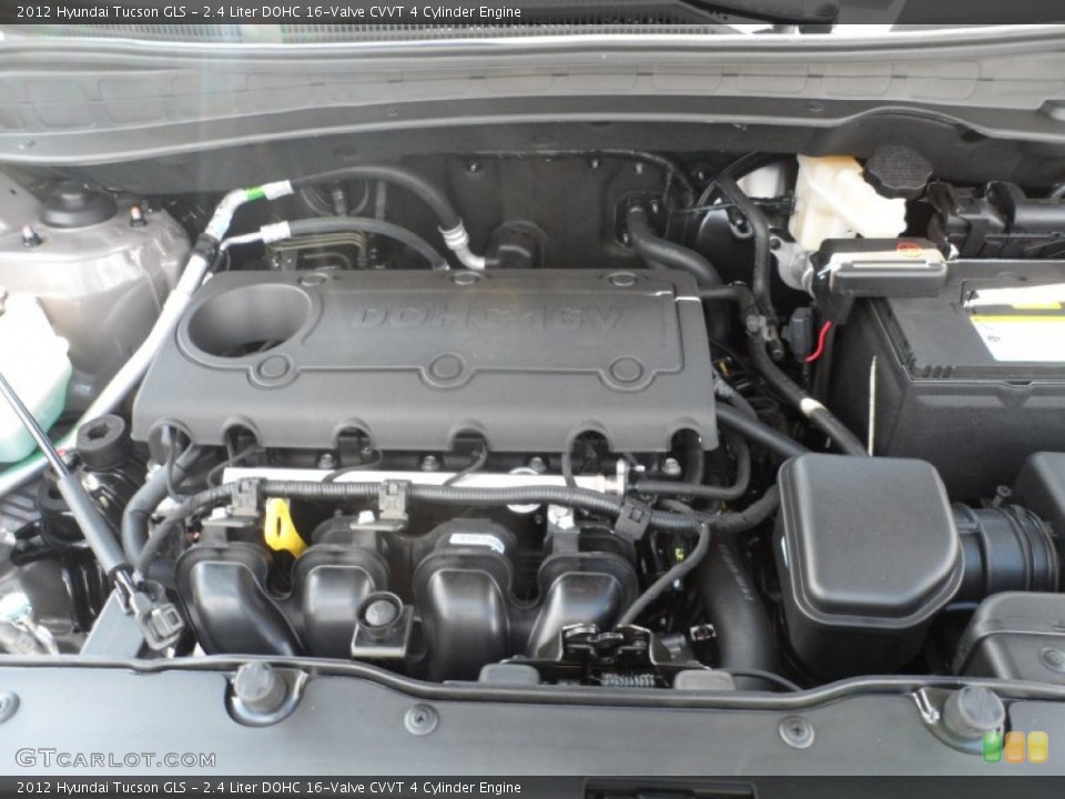 2.4 Liter DOHC 16-Valve CVVT 4 Cylinder Engine for the 2012 Hyundai Tucson #55816742