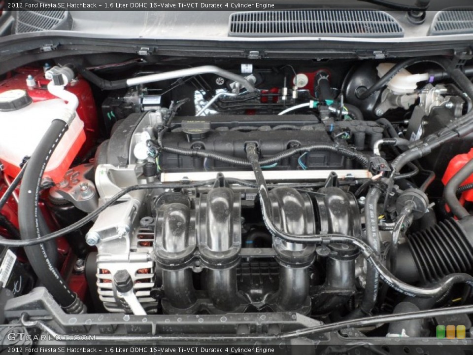 1.6 Liter DOHC 16-Valve Ti-VCT Duratec 4 Cylinder Engine for the 2012 Ford Fiesta #55818392