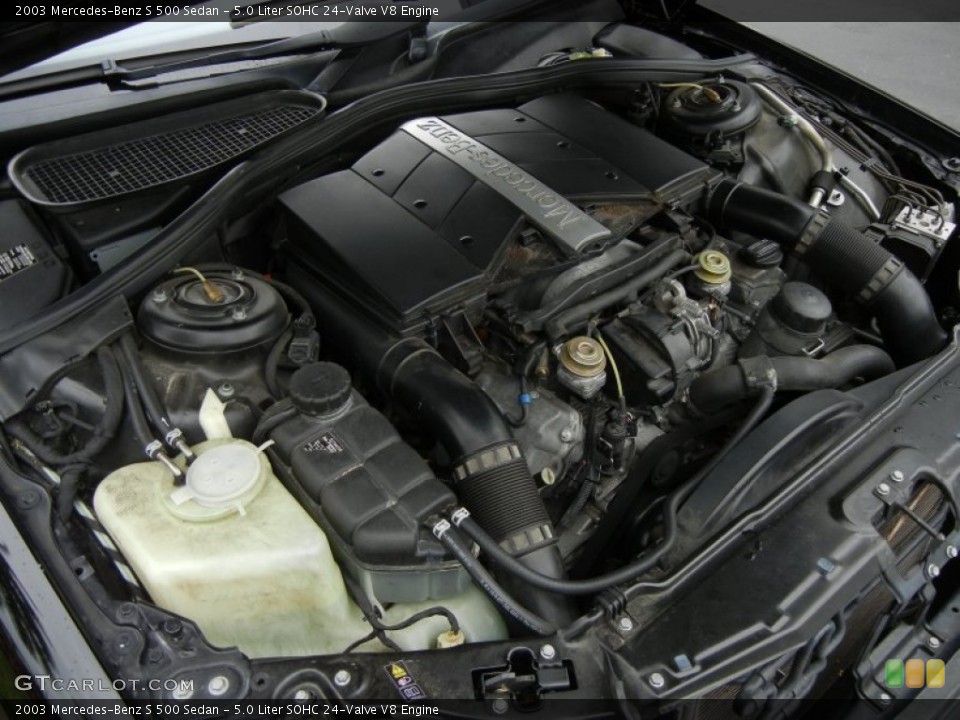 5.0 Liter SOHC 24-Valve V8 Engine for the 2003 Mercedes-Benz S #55833368