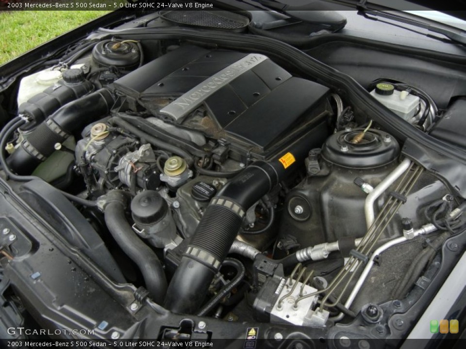 5.0 Liter SOHC 24-Valve V8 Engine for the 2003 Mercedes-Benz S #55833377