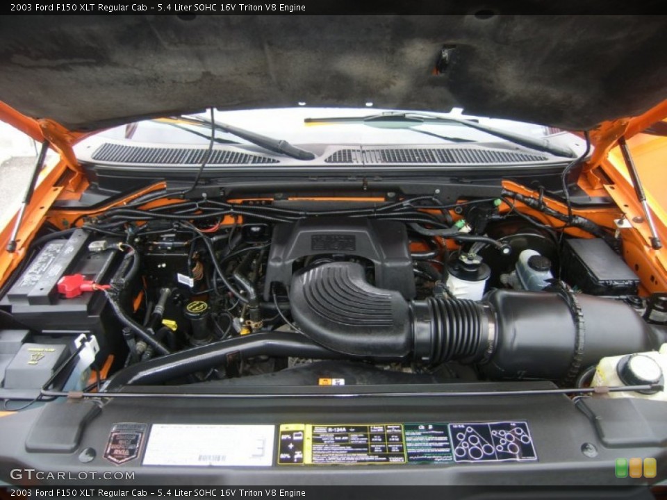 5.4 Liter SOHC 16V Triton V8 Engine for the 2003 Ford F150 #55837838