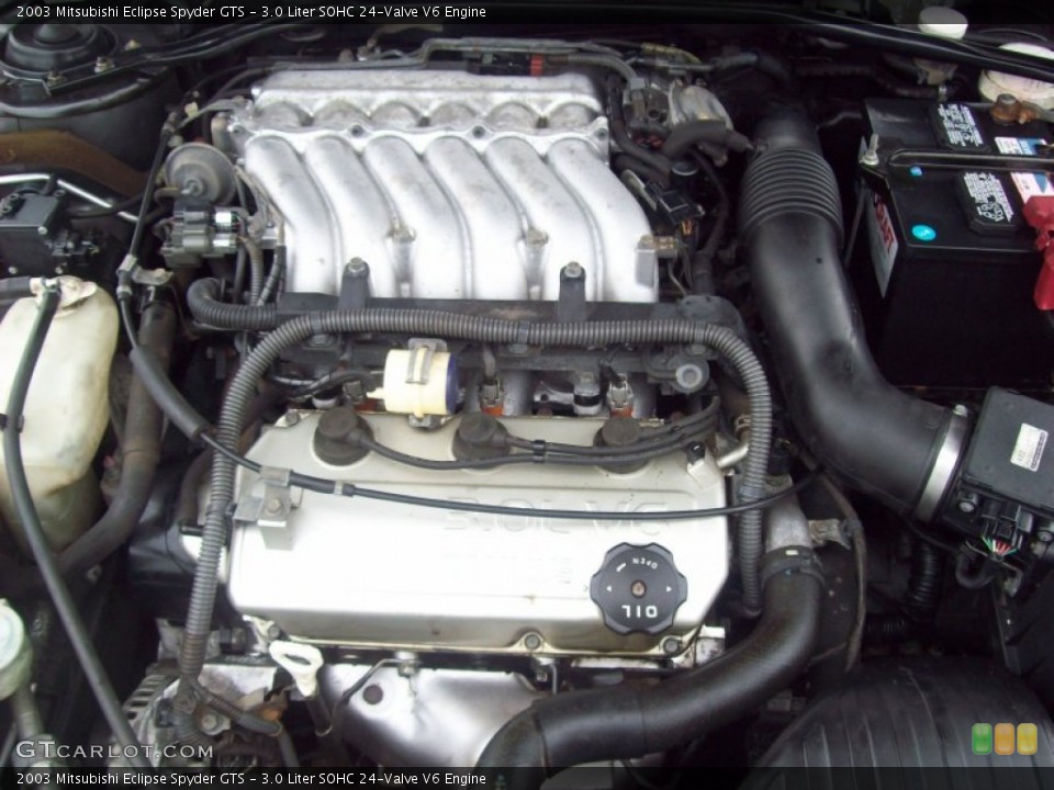 3.0 Liter SOHC 24-Valve V6 Engine for the 2003 Mitsubishi Eclipse #55839302