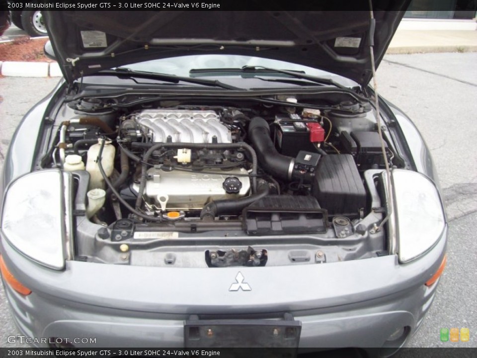 3.0 Liter SOHC 24-Valve V6 Engine for the 2003 Mitsubishi Eclipse #55839313
