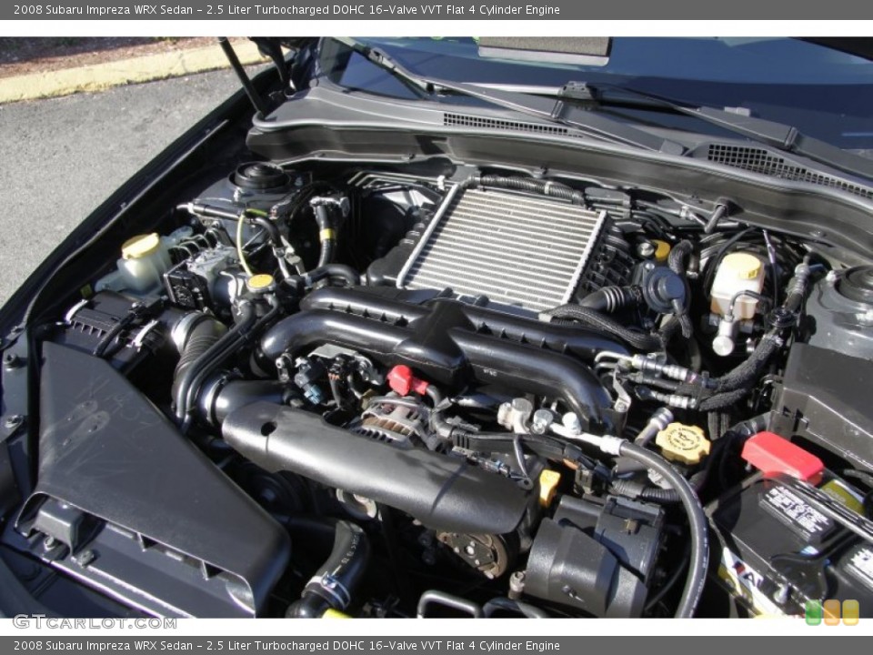 2.5 Liter Turbocharged DOHC 16-Valve VVT Flat 4 Cylinder Engine for the 2008 Subaru Impreza #55864432