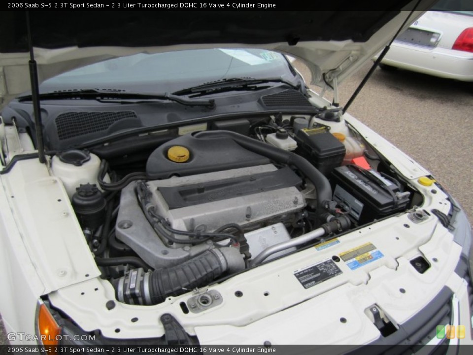 2.3 Liter Turbocharged DOHC 16 Valve 4 Cylinder Engine for the 2006 Saab 9-5 #55872872