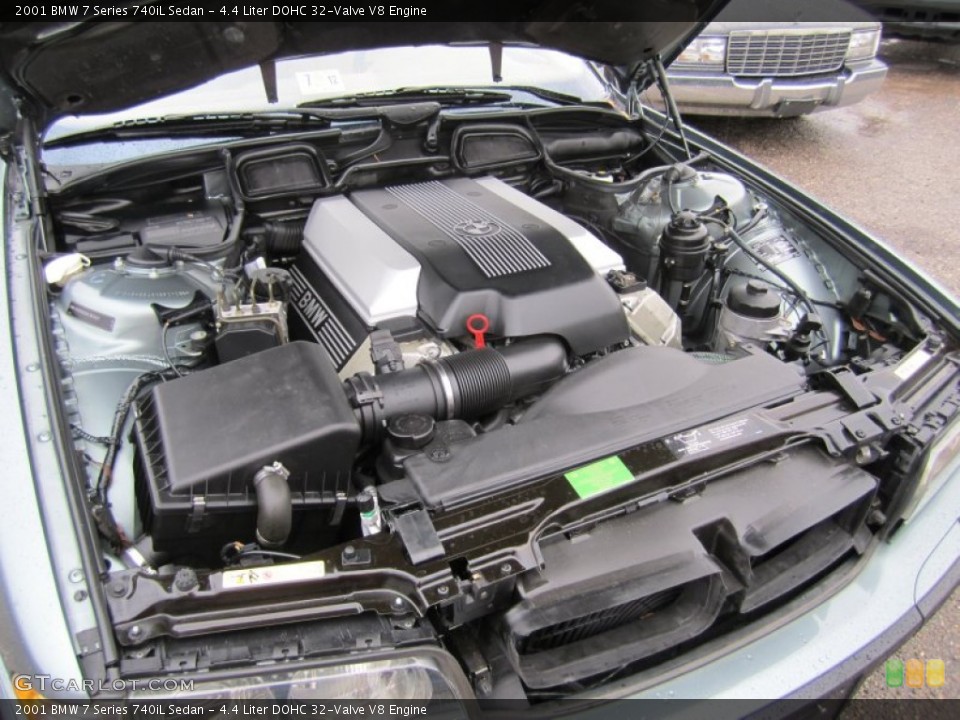 4.4 Liter DOHC 32-Valve V8 Engine for the 2001 BMW 7 Series #55873089