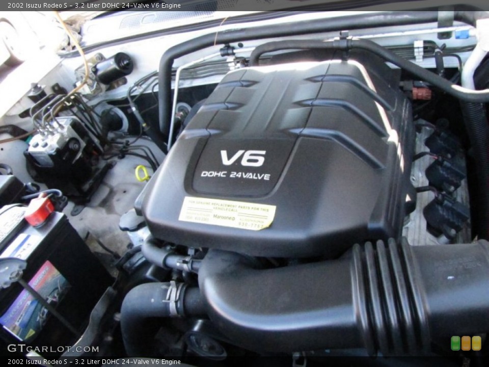 3.2 Liter DOHC 24-Valve V6 Engine for the 2002 Isuzu Rodeo #55879339