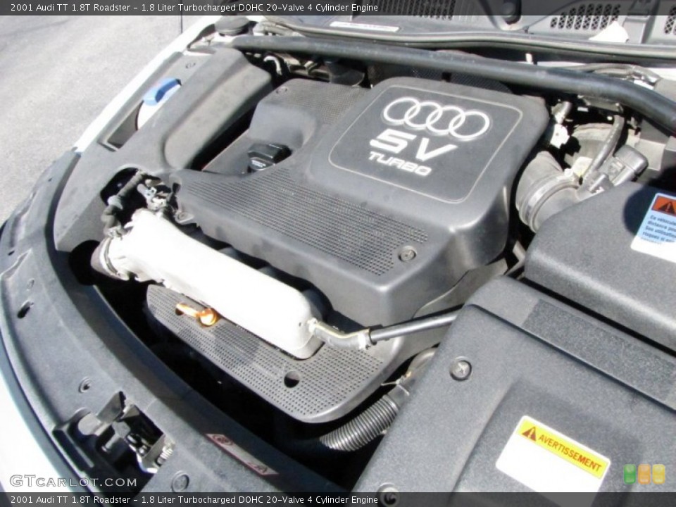 1.8 Liter Turbocharged DOHC 20-Valve 4 Cylinder Engine for the 2001 Audi TT #55879588