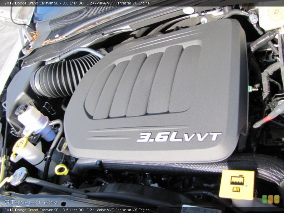 3.6 Liter DOHC 24-Valve VVT Pentastar V6 Engine for the 2012 Dodge Grand Caravan #55882423