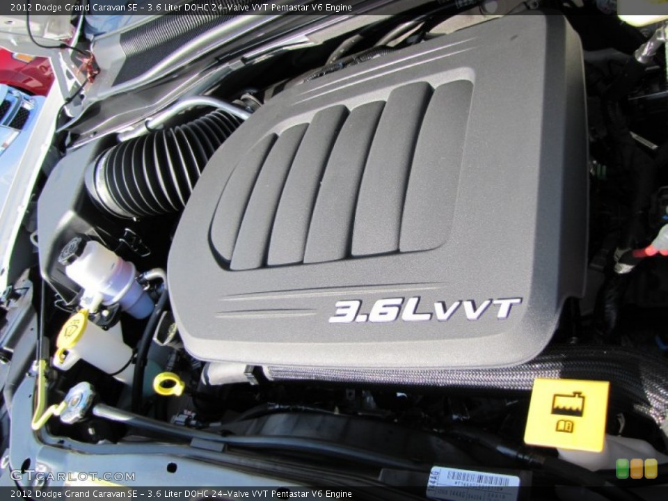3.6 Liter DOHC 24-Valve VVT Pentastar V6 Engine for the 2012 Dodge Grand Caravan #55882540