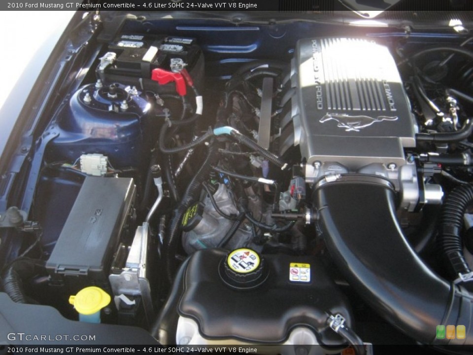 4.6 Liter SOHC 24-Valve VVT V8 Engine for the 2010 Ford Mustang #55884415