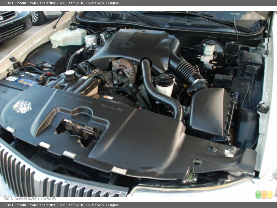 4.6 Liter SOHC 16-Valve V8 2001 Lincoln Town Car Engine