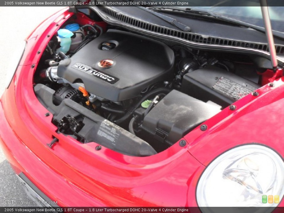 1.8 Liter Turbocharged DOHC 20-Valve 4 Cylinder Engine for the 2005 Volkswagen New Beetle #55886917