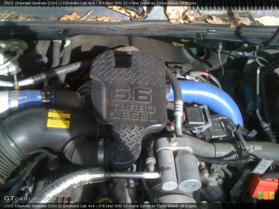 6.6 Liter OHV 32-Valve Duramax Turbo Diesel V8 Engine for the 2002 Chevrolet Silverado 2500 #55888741