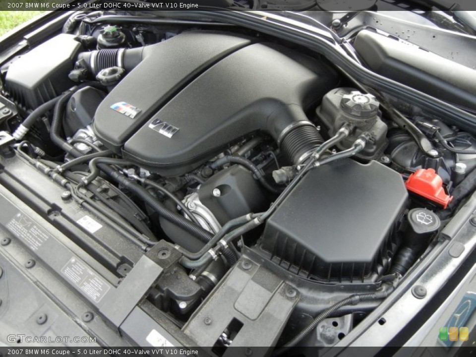 5.0 Liter DOHC 40-Valve VVT V10 Engine for the 2007 BMW M6 #55890865