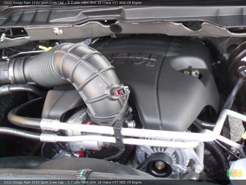 5.7 Liter HEMI OHV 16-Valve VVT MDS V8 Engine for the 2012 Dodge Ram 1500 #55897360