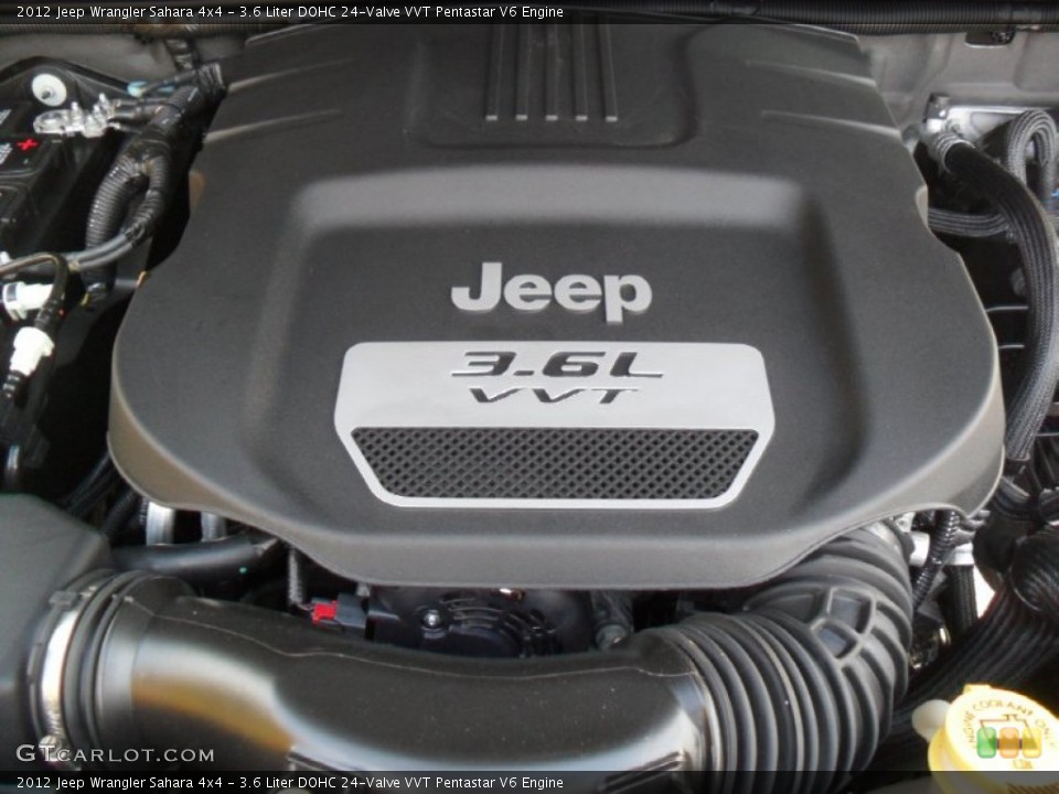 3.6 Liter DOHC 24-Valve VVT Pentastar V6 Engine for the 2012 Jeep Wrangler #55897672