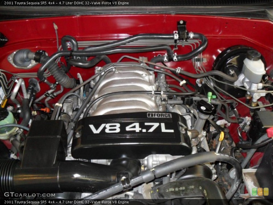 4.7 Liter DOHC 32-Valve iForce V8 Engine for the 2001 Toyota Sequoia #55898245