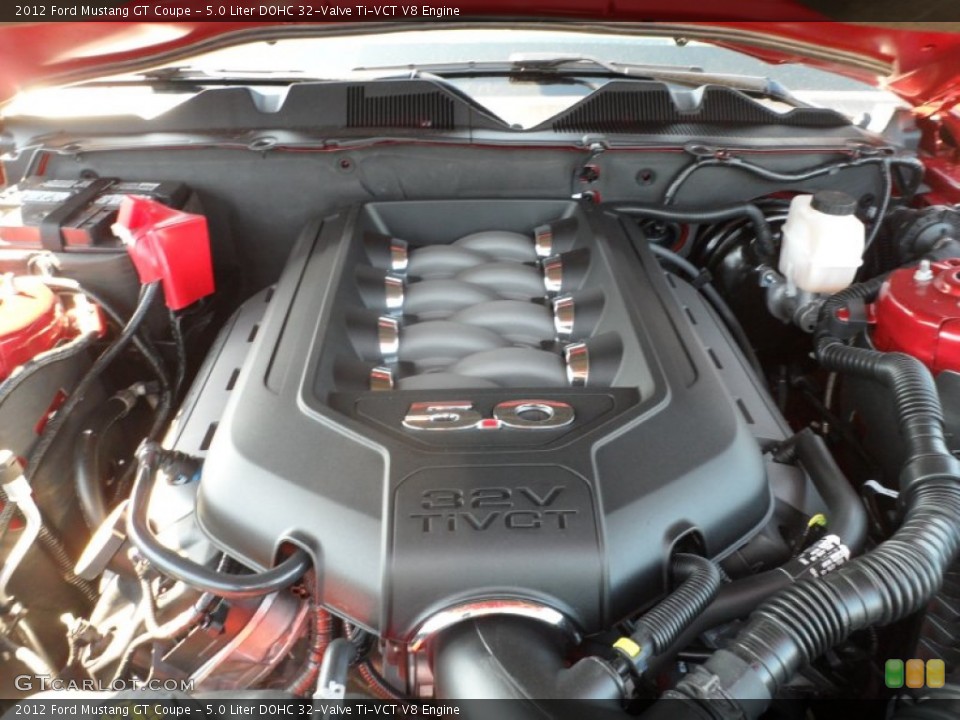 5.0 Liter DOHC 32-Valve Ti-VCT V8 Engine for the 2012 Ford Mustang #55899817