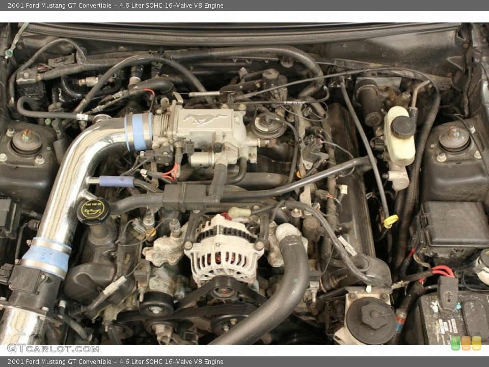 4.6 Liter SOHC 16-Valve V8 Engine for the 2001 Ford Mustang #55900470