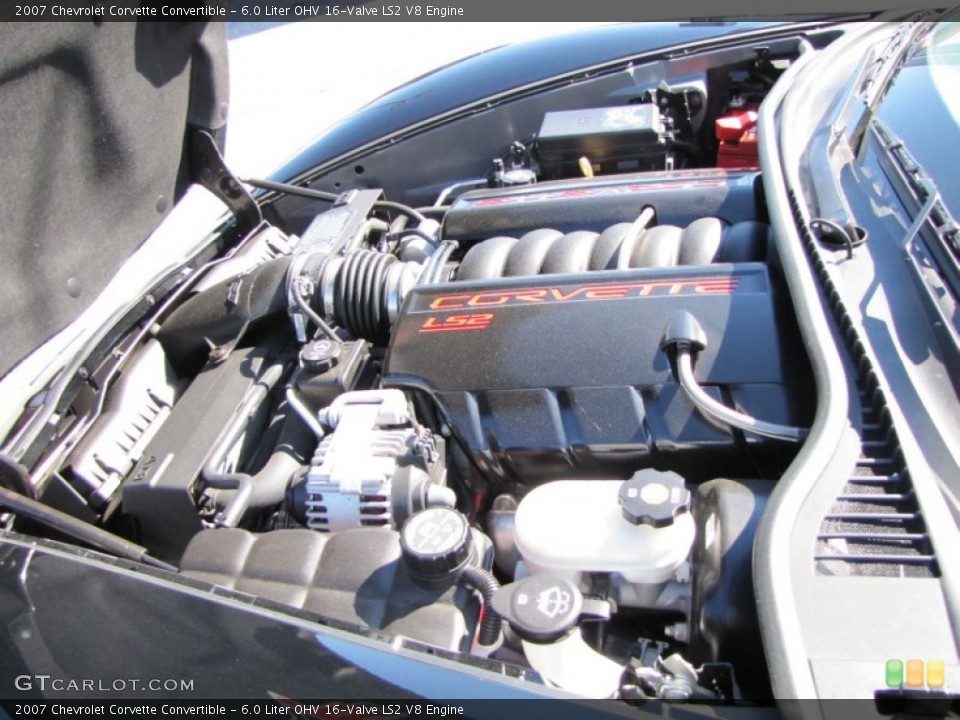 6.0 Liter OHV 16-Valve LS2 V8 Engine for the 2007 Chevrolet Corvette #55906900