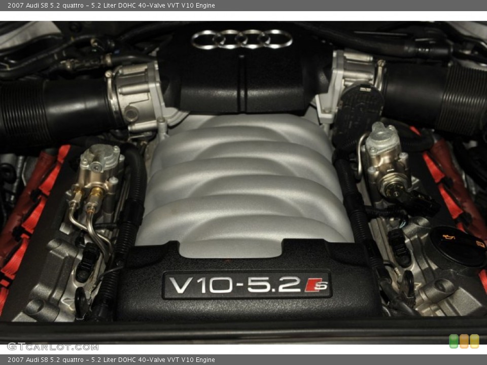 5.2 Liter DOHC 40-Valve VVT V10 Engine for the 2007 Audi S8 #55911975