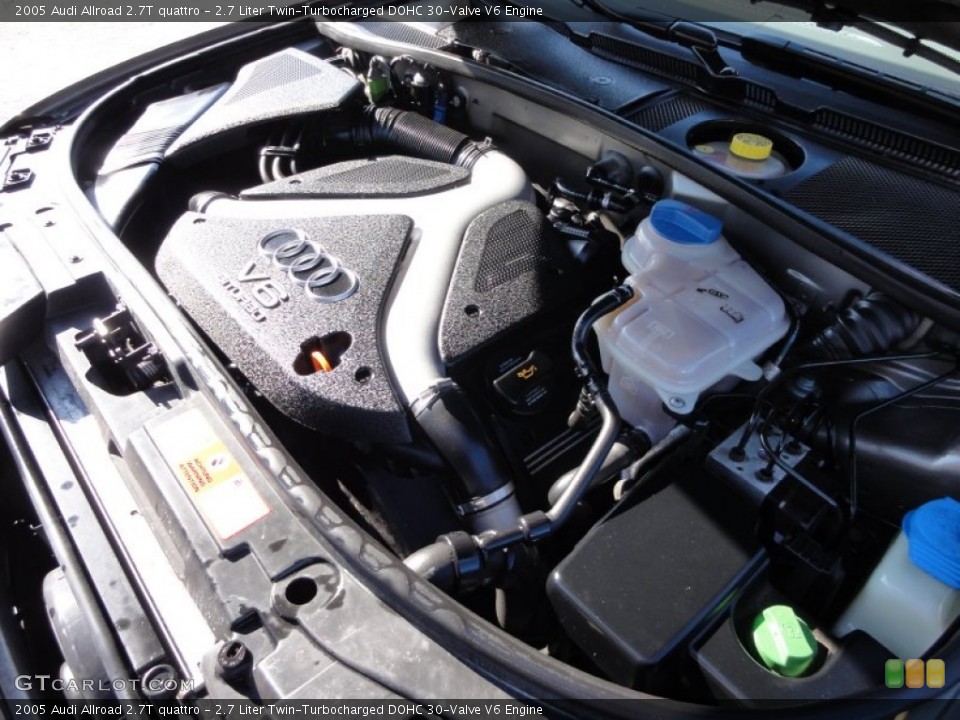 2.7 Liter Twin-Turbocharged DOHC 30-Valve V6 Engine for the 2005 Audi Allroad #55935350