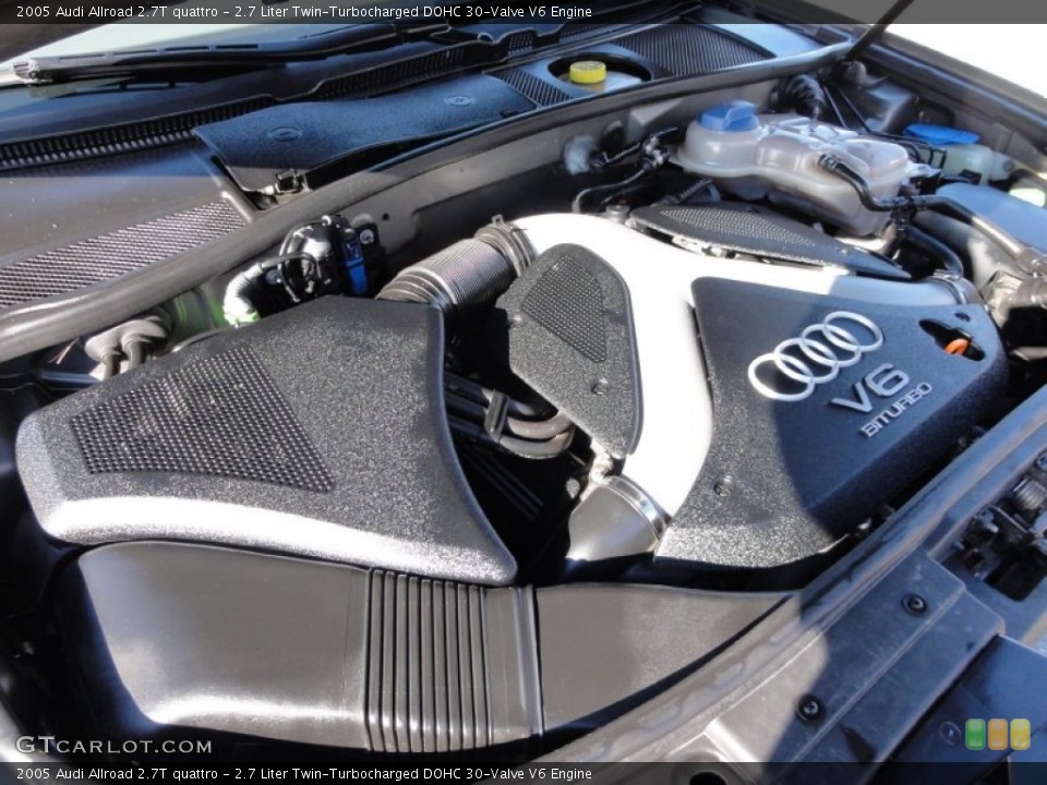 2.7 Liter Twin-Turbocharged DOHC 30-Valve V6 Engine for the 2005 Audi Allroad #55935356