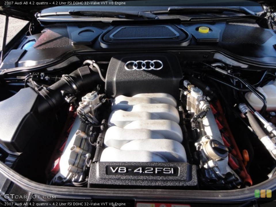 4.2 Liter FSI DOHC 32-Valve VVT V8 Engine for the 2007 Audi A8 #55936296