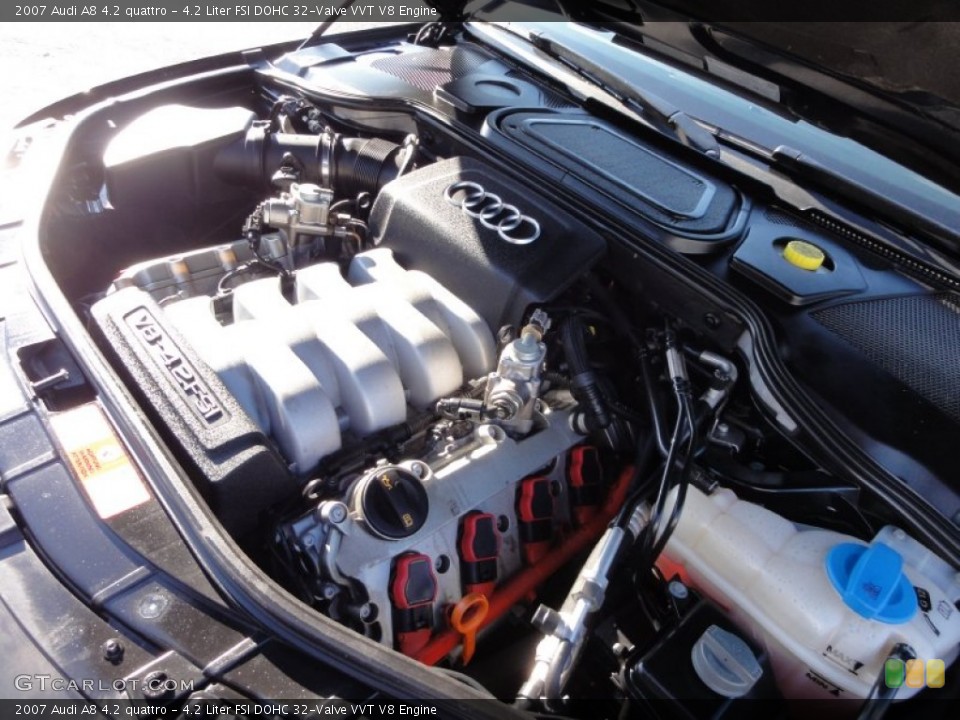 4.2 Liter FSI DOHC 32-Valve VVT V8 Engine for the 2007 Audi A8 #55936305