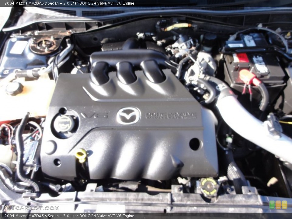 3.0 Liter DOHC 24 Valve VVT V6 Engine for the 2004 Mazda MAZDA6 #55937802