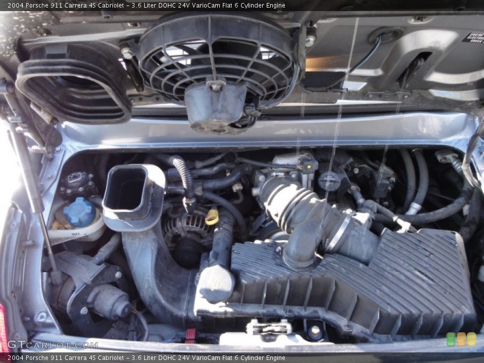3.6 Liter DOHC 24V VarioCam Flat 6 Cylinder Engine for the 2004 Porsche 911 #55938162