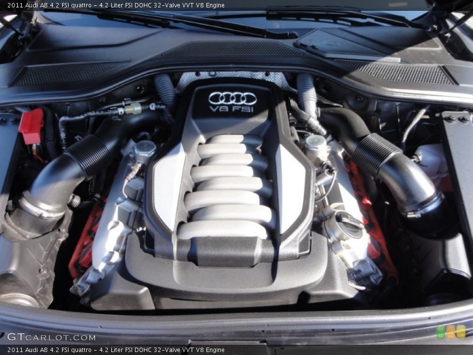 4.2 Liter FSI DOHC 32-Valve VVT V8 Engine for the 2011 Audi A8 #55938987