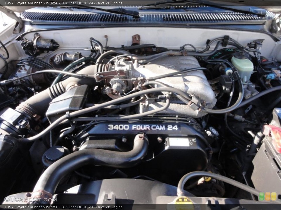 3.4 Liter DOHC 24-Valve V6 Engine for the 1997 Toyota 4Runner #55940134