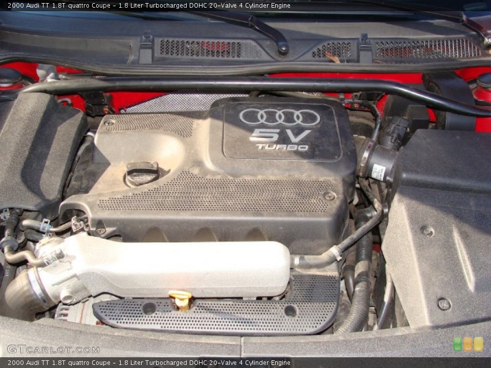 1.8 Liter Turbocharged DOHC 20-Valve 4 Cylinder Engine for the 2000 Audi TT #55940299