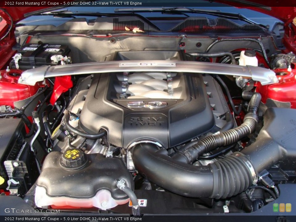 5.0 Liter DOHC 32-Valve Ti-VCT V8 Engine for the 2012 Ford Mustang #55940440