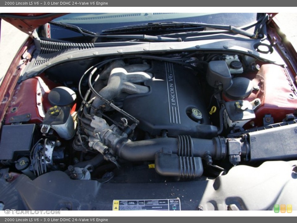 3.0 Liter DOHC 24-Valve V6 2000 Lincoln LS Engine