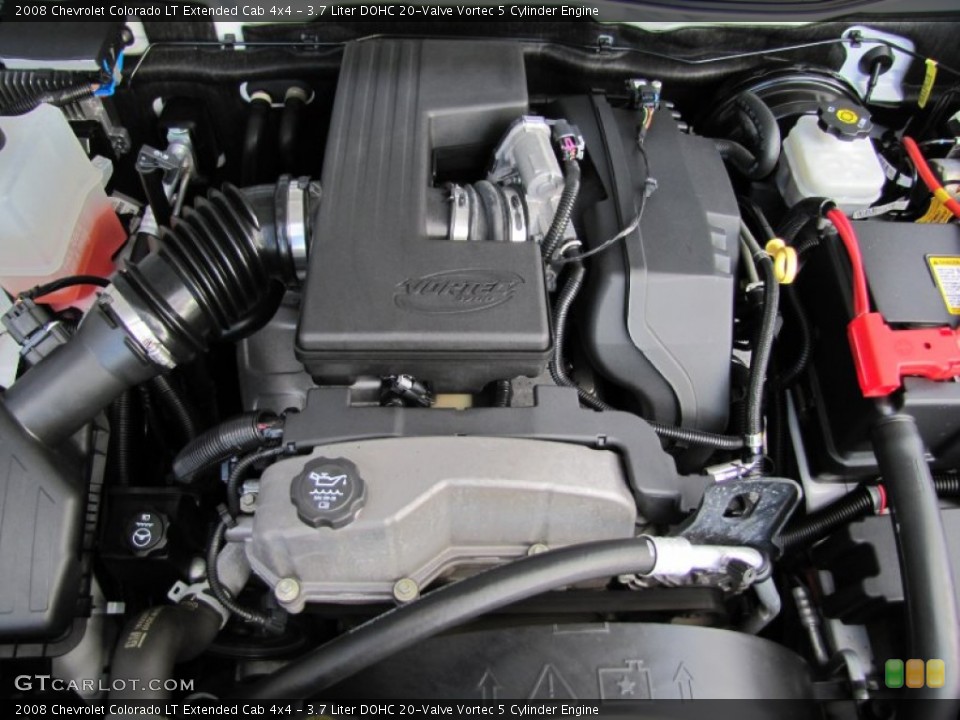 3.7 Liter DOHC 20-Valve Vortec 5 Cylinder Engine for the 2008 Chevrolet Colorado #55952299